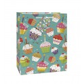 FOIL CUPCAK WISH GIFTBAG-JMBO
