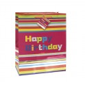 FOIL BDAY STRIPES GFTBG-S JMBO