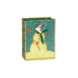 SNOWMEN GLEE GIFTBAG ASST-MED