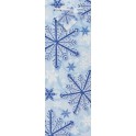 SPKL SNWFLK WINE GIFTBAG -ASST