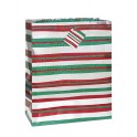 XMAS STRIPES GIFTBAG-JMBO