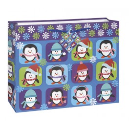 FRSTY PENGUIN GFTBAG-HORZ LG