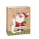 SANTA LIST CUTOUT GIFTBAG-MED