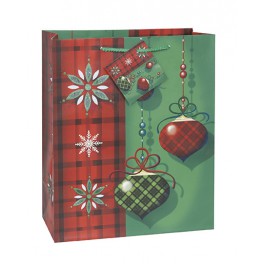 XMAS ORNAMENTS GIFTBAG-LRG