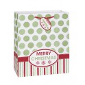 MERRY XMAS DOTS GIFTBAG-LRG