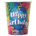 8 BRILLIANT BDAY 9OZ CUPS
