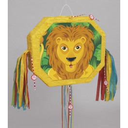 LION PULL POPOUT PINATA