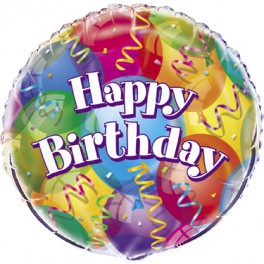 18'' PKG BRILLIANT BDAY FOIL