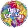 18'' PKG BRILLIANT BDAY FOIL