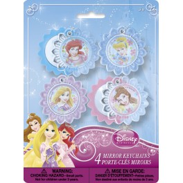 4 PRINCESS MIRROR KEYCHAINS