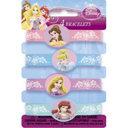 4 PRINCESS STRETCHY BRACELETS