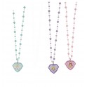 3 DISNEY PRINCESS NECKLACES