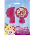 4 DISNEY PRINCESS COMB & MIRRO