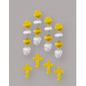 4 18" CROSS HANG DECORATIONS