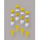 4 18" CROSS HANG DECORATIONS