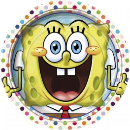 8 SPONGEBOB 9" PLATES