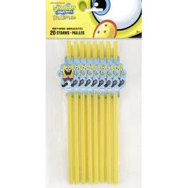 20 SPONGEBOB STRAWS