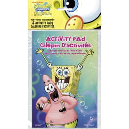 4 SPONGEBOB ACTIVITY BOOKS