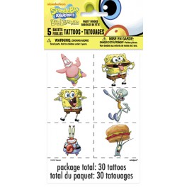 30 SPONGEBOB COLOR TATTOOS