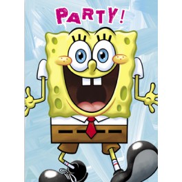 8 SPONGEBOB INVITATIONS