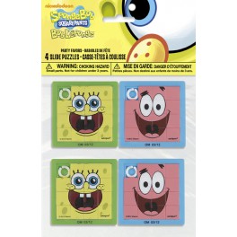 4 SPONGEBOB SLIDE PUZZLES