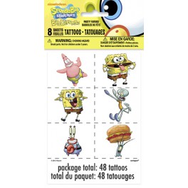 48 SPONGEBOB COLOR TATTOOS