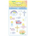 2 RELIGIOUS COLOR TATTOO SHEET