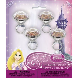 4 TANGLED DIAMOND RINGS