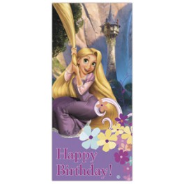 TANGLED BDAY DOOR POSTER 27X60