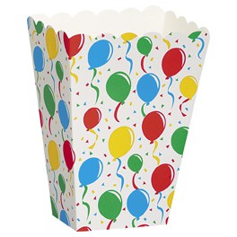 8 SCALLOP TREAT BOXES-BALLOONS