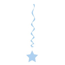 3 BABY BLU STAR HANG SWIRL-26"