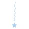 3 BABY BLU STAR HANG SWIRL-26"