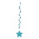 3 CBN TEAL STAR HANG SWIRL-26"