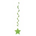 3 LIME GRN STAR HANG SWIRL-26"