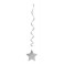 3 SILVER STAR HANG SWIRL-26"