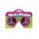 PINK PEACE SIGN GLASSES