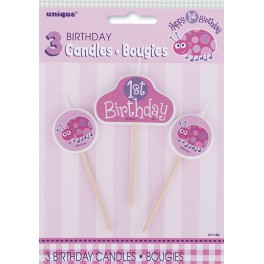 LDYBUG BIRTHDAY CANDLE SET