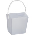 1 PLASTIC FROSTED FAVOR PAIL