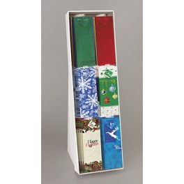 XMAS WINE BAG DISPLAY - 144PCS