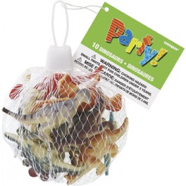 10 SMALL DINOSAURS - NET BAG