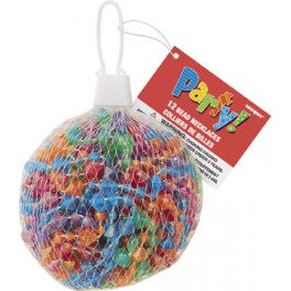 12 CRYSTAL BEADS - NET BAG