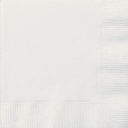 20 BRIGHT WHITE BEV NAPKINS