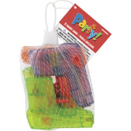 5 SQUIRT GUNS - NET BAG