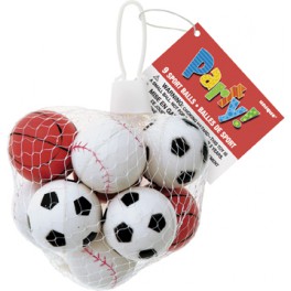 9 SPORT BALLS - NET BAG