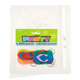 6 FLIP FLOP KEYCHAINS