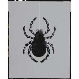 HANGING GLITTER SPIDER DEC 14"