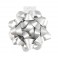 SILVER 6" GIFT BOW