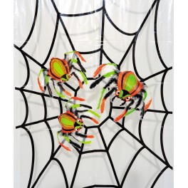 DOOR POSTER W/3 INFLAT SPIDERS