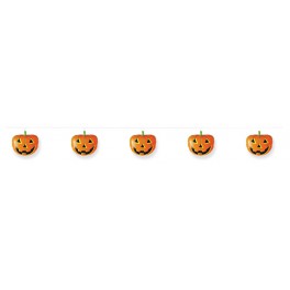 INFLATABLE PUMPKIN BANNER 8 FT