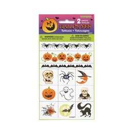 2 HALLOWEEN COLOR TATTOO SHEET